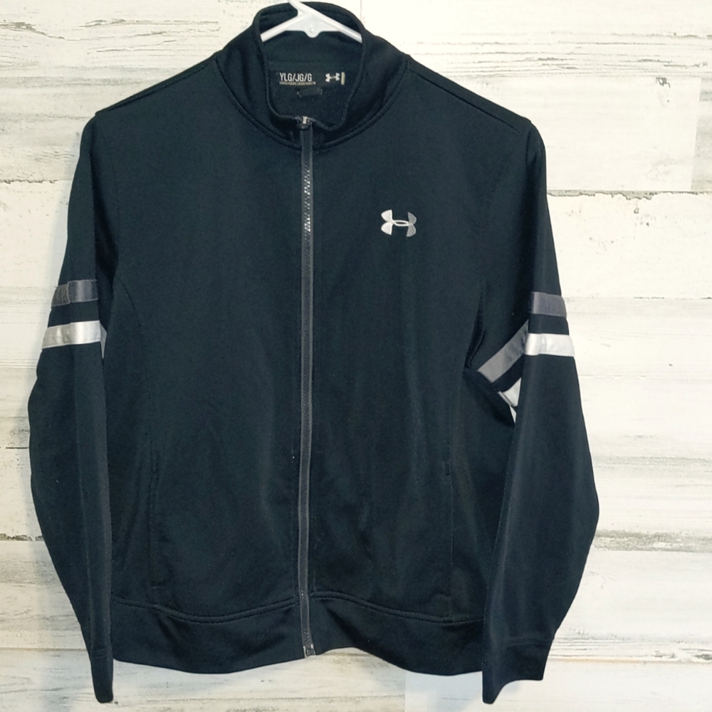 Under armour full zip warm up sweater